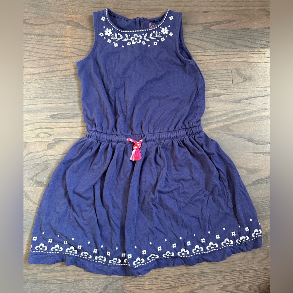 Boden Blue and White Sleeveless Sundress Casual